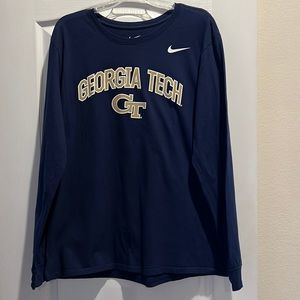 Nike Georgia Tech Long Sleeved Shirt